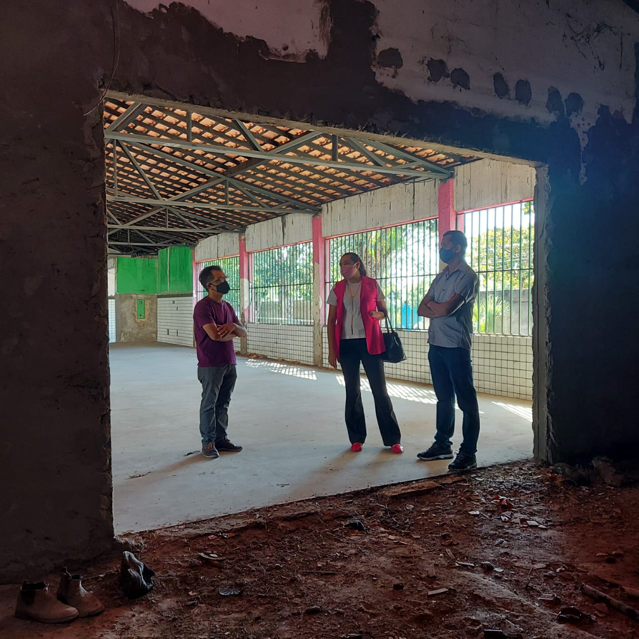 Visita a escola
